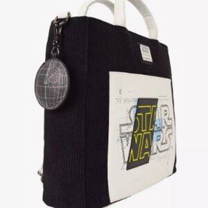 **NEW** Loungefly Star Wars Logo Convertible Tote Bag